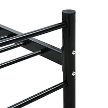 BIGTO - Struttura letto in metallo acciaio per camera da letto, 120 x 200 cm, colore: Nero