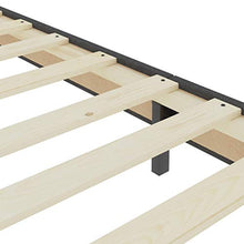 SKM Letto a Molle Grigio Scuro in Tessuto 120x200 cm (43.2kg)