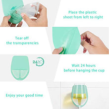 Doccia Porta Bicchiere da Vino Stabile Porta Bicchiere da Vino da Bagno Plastica di Alta qualità Porta BicchiereDa Vino Parete per Vasca Porta Bicchiere da Vino per Camera da Letto Bagno Ufficio