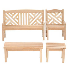 Dollhouse Toy Vivid Image Outdoor Dollhouse Decor, Dollhouse House Tavoli Sedie, Regalo da Collezione Kids per 1:12 Doll House(Mini Outdoor Garden)