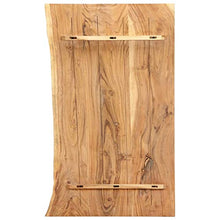 Festnight Piano per Lavabo Bagno in Massello di Acacia 100x55x3,8 cm,per Lavabo da Bagno Appoggio