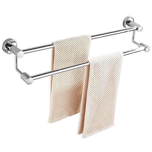 NHLBD Mensola da Bagno, mensola portaoggetti - Compatto e antiruggine Cucina portasciugamani for Il Bagno Frame (61x7.5x13.5cm) partizione Bagno