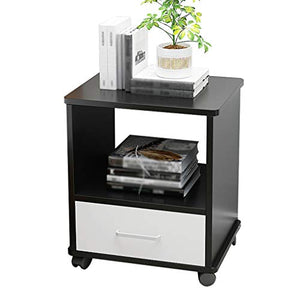Comodino Corridoio Assemblea Domestica Locker Addensare di pompaggio da Terra Studio Camera Sala Soggiorno Storage Box Multifunzione FANJIANI (Color : Black)