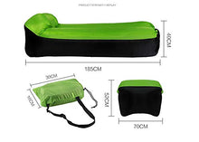 HongTeng Divani Letto Gonfiabile del sofà del Cuscino Divano Letto Pigro Creativo Moda Campeggio Spiaggia di Viaggio Portatile Aria pisolino Letto 185 × 70 cm (Color : Pink)