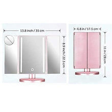 KK Timo. Nuovo Sensore di Tocco del Desktop LED Specchio for Il Trucco Specchio di Bellezza Specchio Pieghevole Specchio for Il Trucco