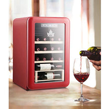 Armadio idratante a temperatura costante per sigari scatola per sigari rossa a temperatura e umidità costanti temperatura e umidità regolabili (Color : Red, Size : 44 * 47.5 * 68cm)