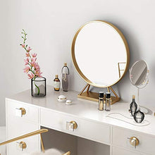 Specchio da Parete Specchio da Bagno Nordic ferro da stiro bagno Specchio, Golden rotondo tavolo Specchio, specchio di trucco, Specchio da toilette, Dressing Specchio, specchio da rasatura, specchio a