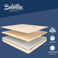 Baldiflex Emporio Materasso Singolo Easy Water Latex 80 x 200 cm - Cotone Ortopedico