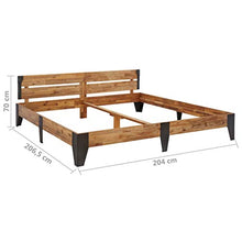SKM Giroletto in Massello di Acacia Finitura Spazzolata 200x200 cm