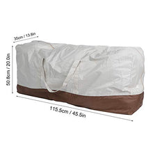 Borsa per mobili da Esterno Impermeabile 115,5x35x50,8 cm Resistente alla Polvere, Borsa portaoggetti Leggera Antivento per mobili, Prato per Cortile Giardino