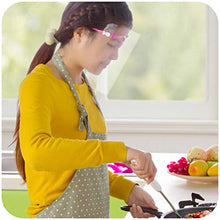 Hemoton Visiera di Sicurezza 2 Pezzi Anti-Nebbia Schizzi a Pieno Facciale Visiera in Plastica Trasparente Visiera Protezione per Gli Occhi per La Cucina da Ufficio Esterno Colore Casuale