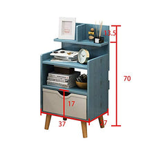 Comodini Nordic semplici gambe in legno massello multifunzionale Camera Governo del cassetto del tessuto singolo cassetto portaoggetti lato gabinetto tavola multistrato comodino Comodino Fatto per dur