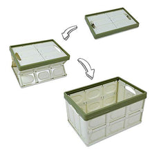Yhjkvl Ripostiglio da Giardino Esterna Impermeabile Organizzatore Storage Box Courtyard Auto Strumento di Sicurezza Giardino Moving Folding Storage Box con Coperchio Armadio da Esterno