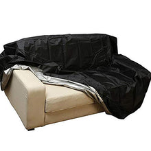 XQK Fodere per Mobili da Giardino Tessuto Impermeabile Antivento Resistente Tessuto Oxford Copertura per Panca da Esterno per Giardino, Terrazza (3 posti 163x66x89cm)