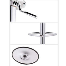 XHCP Sgabelli da Bar Regolabili con schienali in Metallo PU Pelle Moderna Altezza Sgabello Ascensore per Computer da Cucina sedie da Ufficio Sedile Girevole a 360 Gradi Superiore