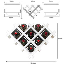 Elegante Scaffale per Vino Armadio per Vini a Parete, Cremagliera Del Vino Creativo Soggiorno Appeso a Parete Vetrina Vetrina, HJJ