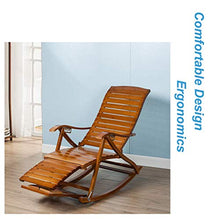 Lounger Sedia da Giardino reclinabile Vintage Sedia a Dondolo Pieghevole per Adulti Lettino Prendisole per Uso Esterno