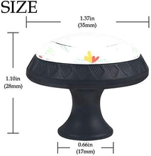 Coppia di gatti Pomelli per Porta Set di 4 Pomelli per Mobili Manopole per Cassetti Cucina Armadio Vetro