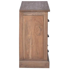 vidaXL Credenza 90x30x58 cm in Legno Massello di Teak