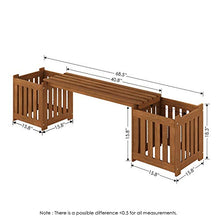 Furinno Tioman Fioriera, in Legno, 46.48 x 40.13 x 173.99 cm, Naturale