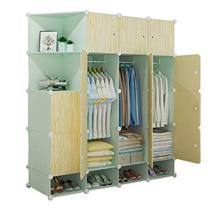 Locker Armadio Armadio Scarpe-Bit Hanging Organizer di Plastica Withdoor Gitter Angolo Scaffali Abbigliamento Home Camera Dormitorio MUMUJIN (Size : 147X47X165CM)