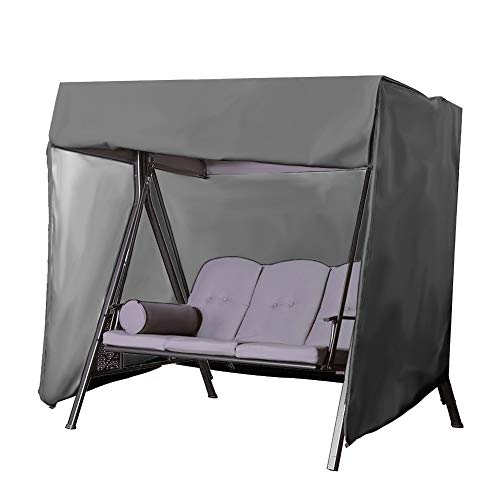ZXD Dondolo Coperti da Giardino 3 Posti Grande for Parasole, Seat Swing Canopy Top Sostituzione Copertura Antipolvere della Protezione della Protezione