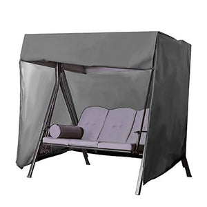 ZXD Dondolo Coperti da Giardino 3 Posti Grande for Parasole, Seat Swing Canopy Top Sostituzione Copertura Antipolvere della Protezione della Protezione