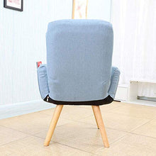 JJZXT Sedie Stampato Stretch reclinabile Copertura Mobili CollectionComfy Dorm - Imbottito Pieghevole Camera Reading (Color : Blue)