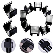 TongICheng Clip Couch Sofa Connect Clamps, Divano allineamento connettore Fissaggio Clips 6cm Mobili di plastica Clip per Esterno Giardino Patio Mobilio Decorazione Domestica 10PCS