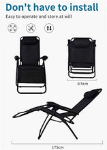 2 in 1 Lettino Prendisole Pieghevole Reclinabile Da Giardino Da Esterno Campeggio Schienale Regolabile Con Poggiatesta Rimovibile,Poltrona Relax Reclinabile A Gravità Zero,Portata 150 Kg