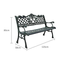 Ghisa Da Giardino Panche Da Cortile,metallo Telaio In Acciaio Portico Panchine Decorative Con Braccioli,all'aperto Parchi Terrazzo Prato Che Possono Ospitare 2-3 Persone,panche Per Il Tempo Libero