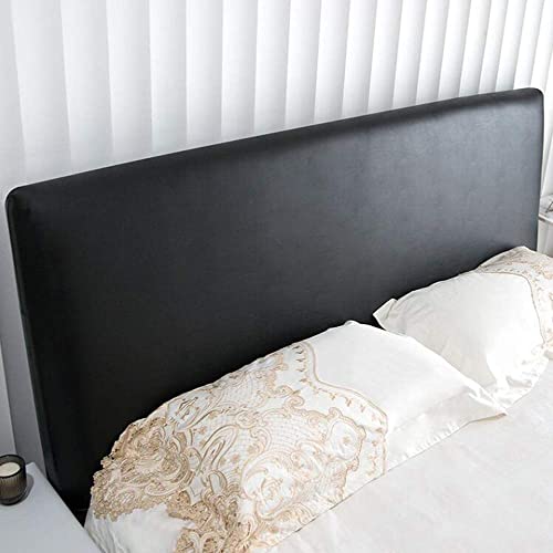 Copri Testata Letto Matrimoniale Ecopelle Nera/Bianco/Grigio, Fodera Per Testiera Decorazione Copri Testata Del Letto Testata Letto Copri Copertura Per Testiera Per Letto,B-180CM