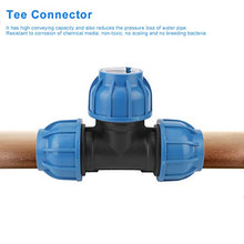 Connettore di plastica del T degli accessori 50mm del tubo dell'acqua del PE di NCONCO per il collegamento del tubo