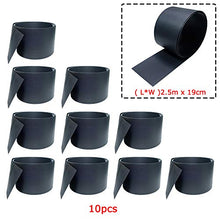 Froadp 10 Pezzi Schermi Divisori e Protettivi Rigidi in PVC 250x19cm Antivento Paravista Strisce Rotolo Doppia Recinzione Impermeabile Schermo per Giardino Balcone Antracite