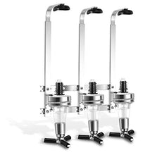 LQKYWNA Dispenser di Bevande a Parete, 3 Portabottiglie Ottico Distributore A Parete Bevande Distillati di Vino Portabottiglie Liquore per Bar da Casa