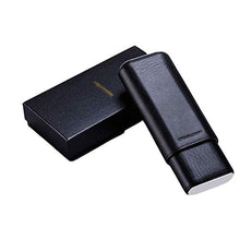 XZJJZ Tre Cigar Humidor - Portable Idratante Holster Grandi Insiemi di Calibro Cigar Box Viaggi sigari