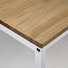 DS Dropshipping Comodini Eco Three 40x40 Alto 47 cm in Legno massello 18 mm e Gambe in Acciaio Laccato Bianco