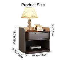 RKRZLB Comodino con Cassetto E Ripiano Inferiore Max per Cameretta 21.6x17.7x17.7inch Legno Cassettiere Cameretta