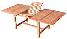 Paniate Design Tavolo Allungabile Ate Casa Kingston 110 x 180/230 in Legno Tropicale PEFC