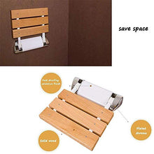 Z-SEAT Sgabelli per Doccia a Parete Pieghevoli Sgabello per Doccia in Legno fissato al Muro Sgabello per Doccia Pieghevole in Legno Sgabello per Anziani/disabili Sgabello