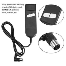 Outbit Telecomando per reclinabile a Mano - Uso Multiplo 2 Pulsanti 5 Pin Controllo Manuale del connettore per poltrone elevabili Reclinabile Elettrico