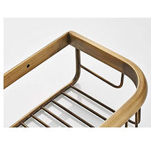 DXMRWJ Portasciugamani Ripiani per Doccia Cestino per Doccia Cestino per Doccia Compatto per Accessori da Bagno Tutto Materiale in Rame Perforato 02.01