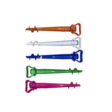 CLISPEED Picchetto per Ombrellone Regolabile per Ombrellone da Spiaggia Pesca Sole Giardino (Colore Casuale)