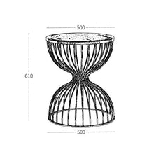 Diaod Coprendo un'area di Piccolo tavolino Rotondo in Metallo Rotondo in Marmo Leggero Europeo umanizzato Design Moderno Semplice