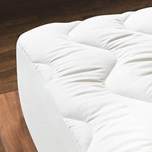 Coprimaterasso in cotone 160 x 200 cm, rivestimento 100% cotone anallergico trapuntato | comfort morbido e accogliente | lavabile