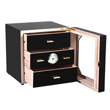 Cigar Humidor, Casa Sigaro Idratante Gabinetto Legno di Cedro Cigar Box Set Idratante può Contenere Circa 50-75 (240 * 240 * 240Mm)