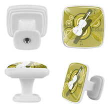 Set di 4 maniglie rotonde per armadio da cucina, credenza, cassettiera, cassettiera, con viti, per cucina, comò, armadietto, bagno, armadio e chitarra musicale.
