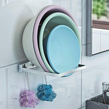 Punch Lavabo da Bagno Gratis Bagno Bagno Bagno Montaggio a Parete Scaffale per lavabo da Bagno WC Scaffale per lavabo lavabo,Silver