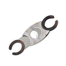 AUEDC Acciaio Inossidabile Cigar Cutter, Portatile dell'Acciaio Inossidabile Cigar Cutter Doppia Lama, Sigaro Strumento Sigaro ghigliottina per Migliori sigari Scelta Multipla,D