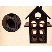 Decorazione Domestica Vino Rack Pratica di Legno Vino Rack controsoffitto 6 Bicchieri di Vino Rack 7 Wine Bottle Holder Container